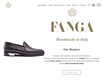 Tablet Screenshot of fangashoes.com